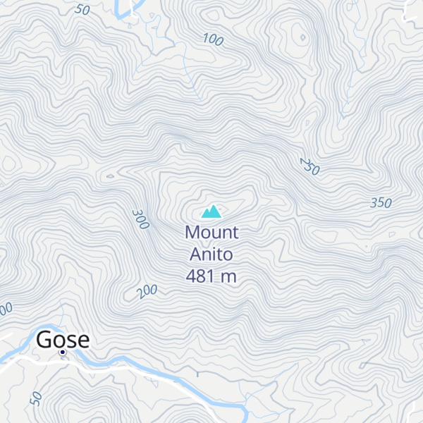 Map of Mount Anito