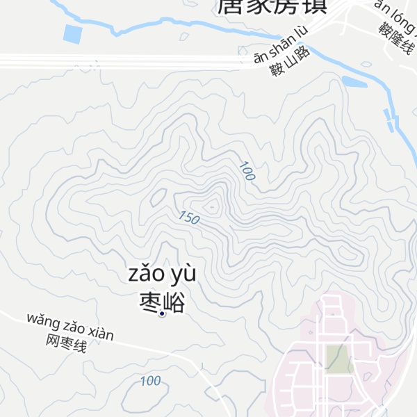 Map of Hǔ Shíshān