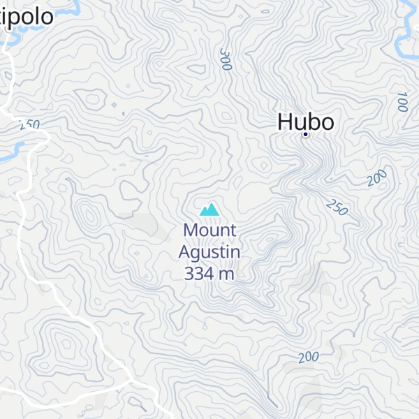 Map of Mount Agustin