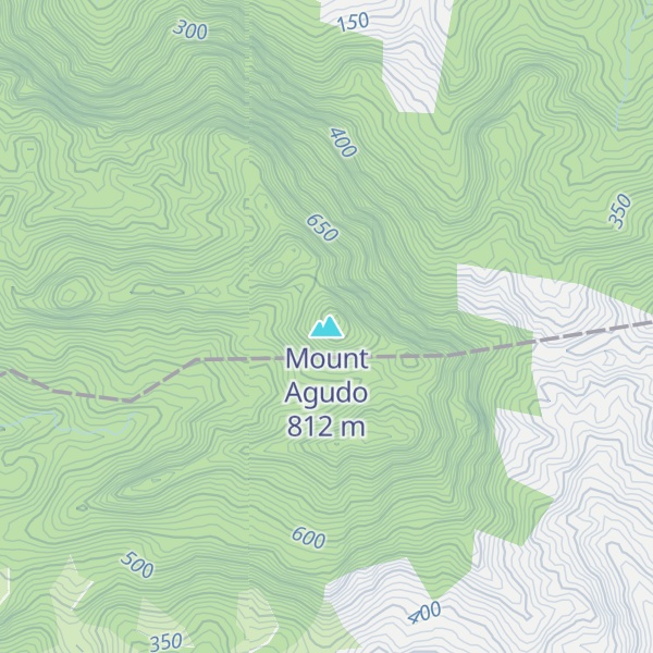 Map of Mount Agudo