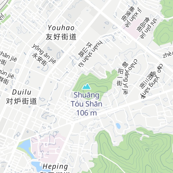 Map of Shuāng Tóu Shān