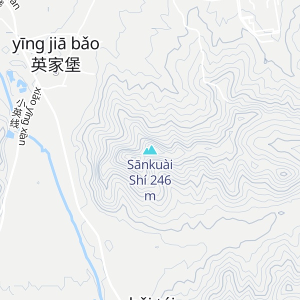 Map of Sānkuài Shí