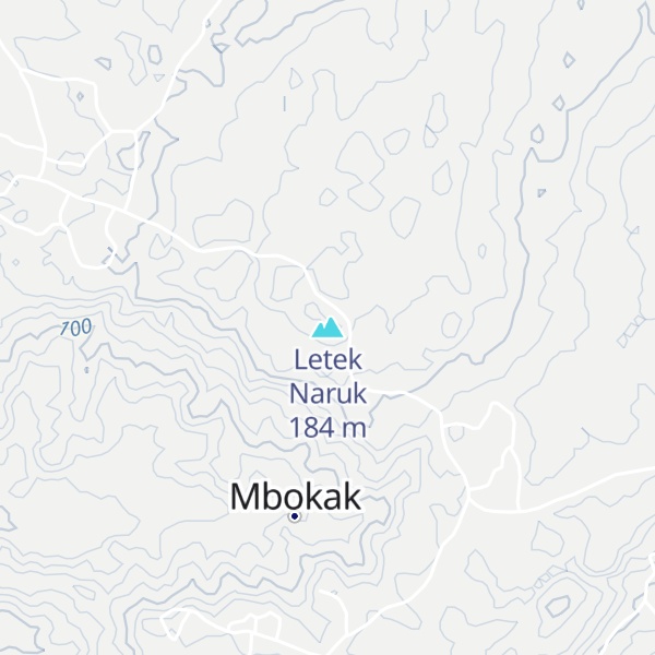 Map of Letek Naruk