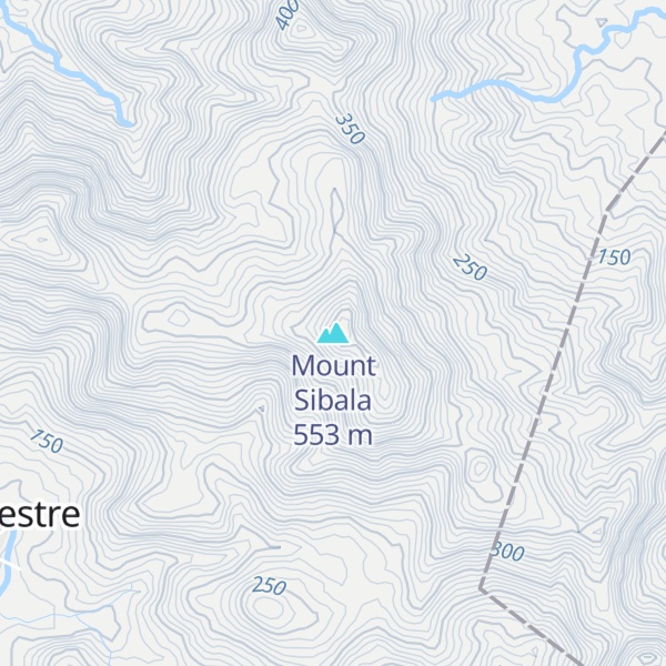 Map of Mount Sibala