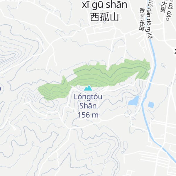 Map of Lóngtóu Shān