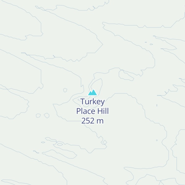 Map of Turkey Place Hill