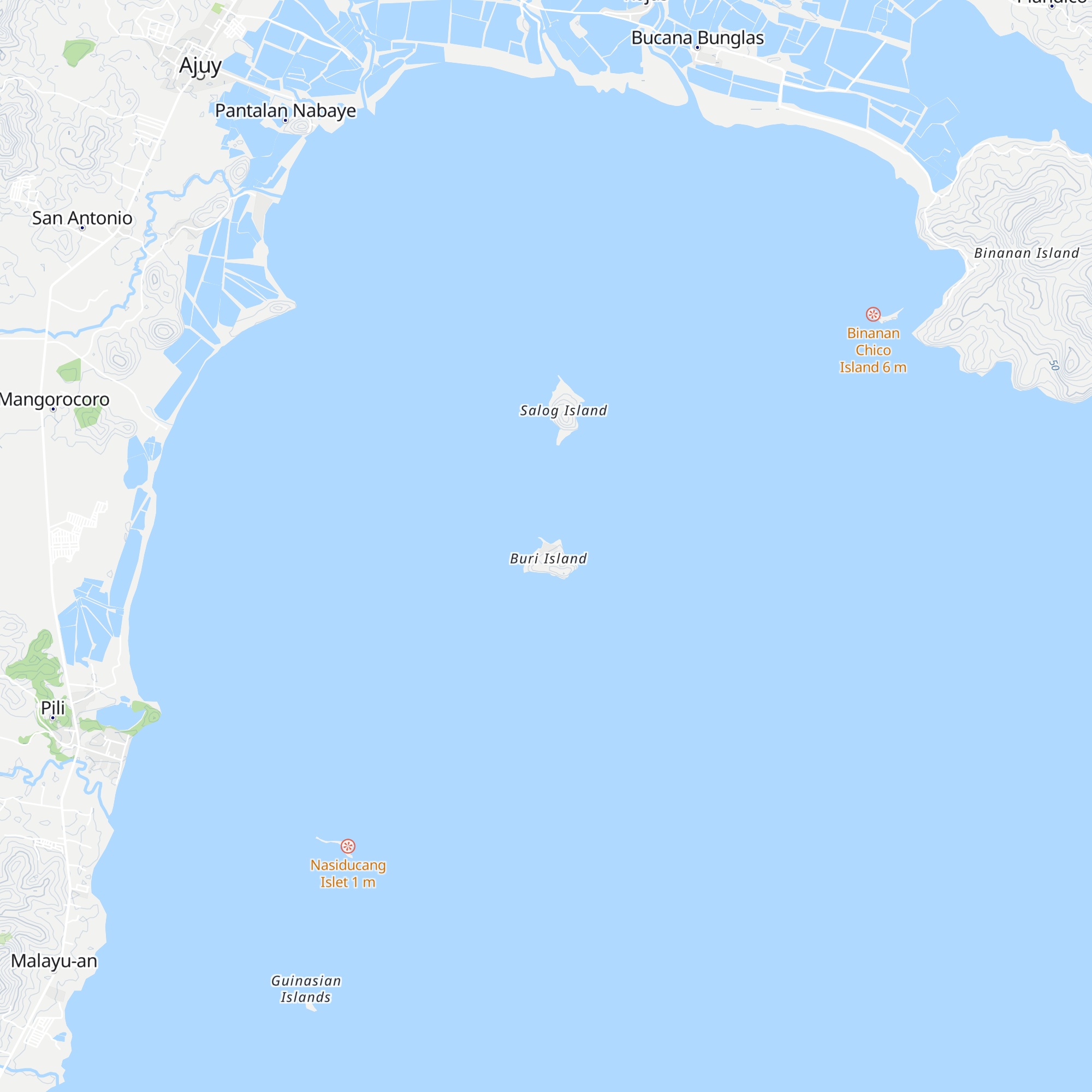 Marbuena Island Resort map
