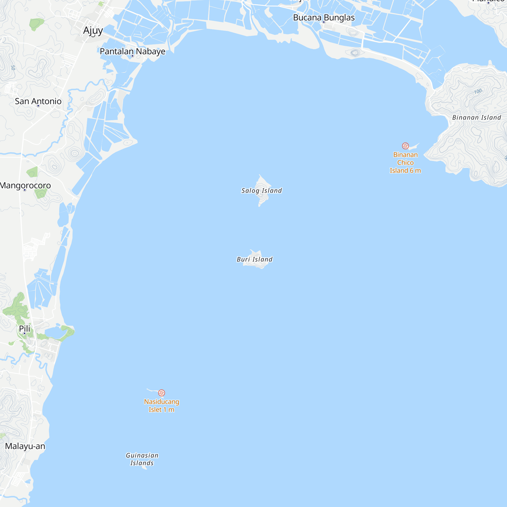 Marbuena Island Resort map