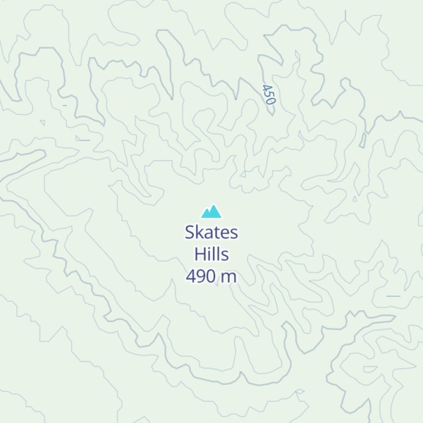Map of Skates Hills