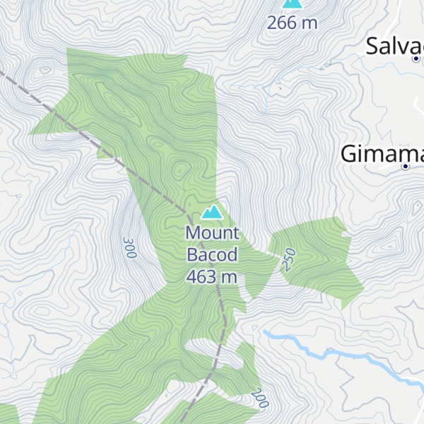 Map of Mount Bacod