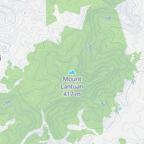 Map of Mount Lantuan
