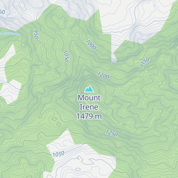 Map of Mount Irene