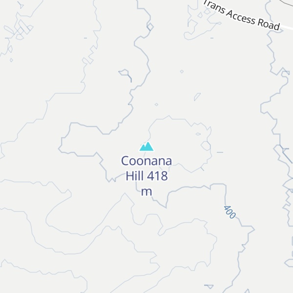 Map of Coonana Hill