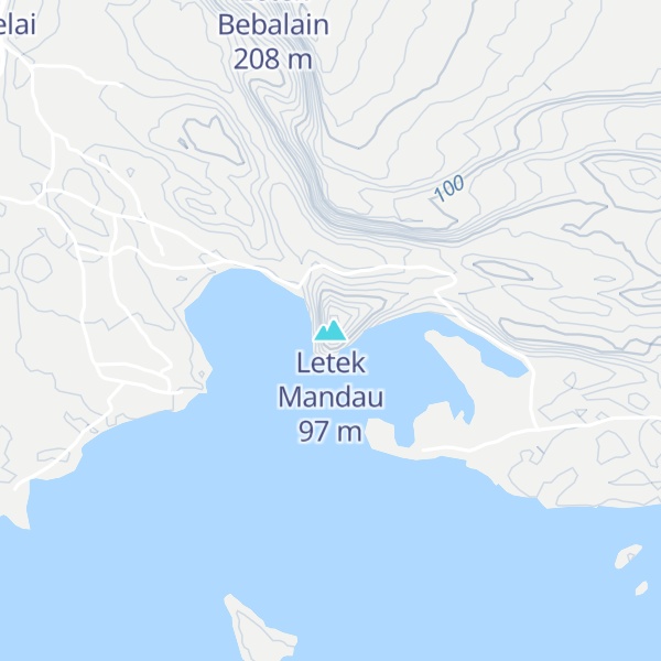 Map of Letek Mandau