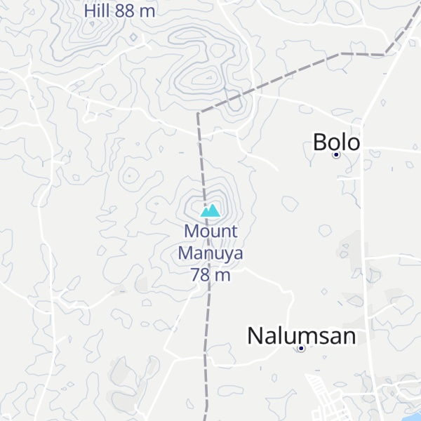 Map of Mount Manuya