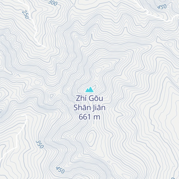 Map of Zhí Gōu Shān Jiān
