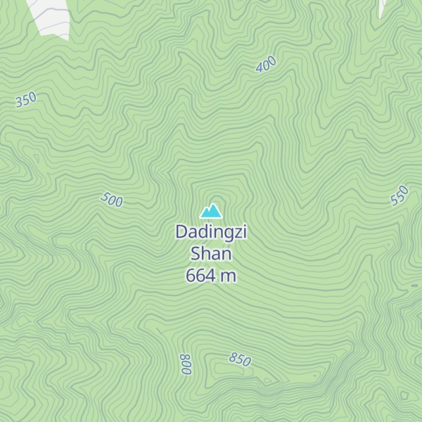 Map of Dadingzi Shan
