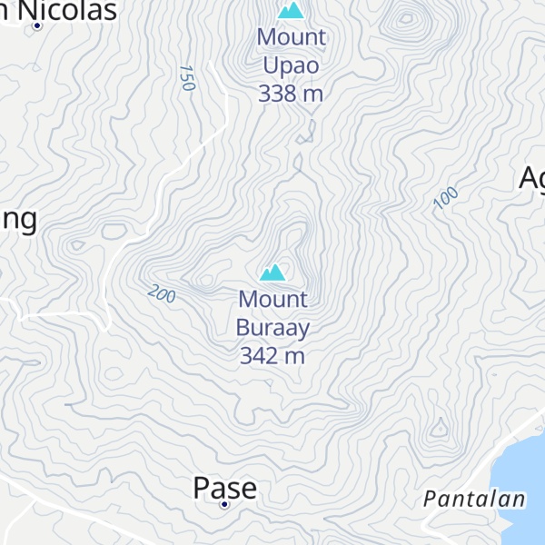Map of Mount Buraay