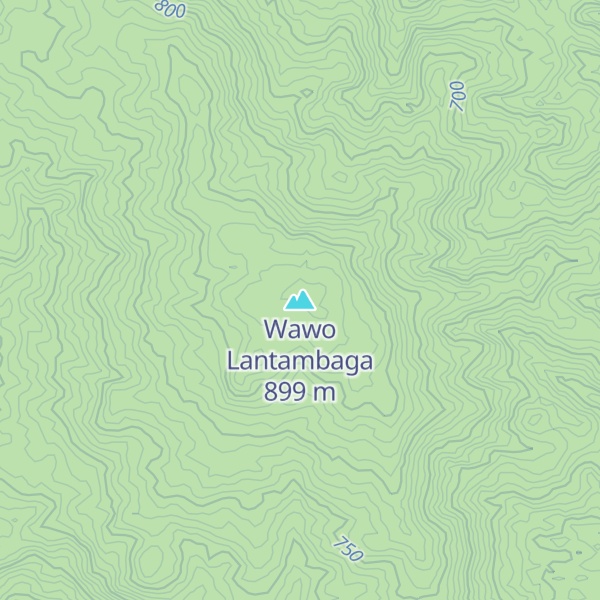 Map of Wawo Lantambaga