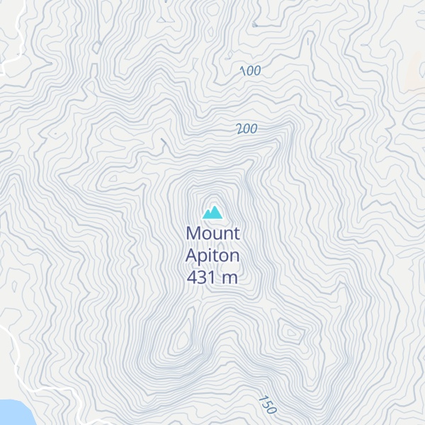 Map of Mount Apiton