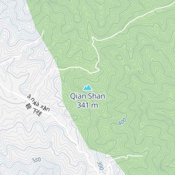 Map of Qian Shan