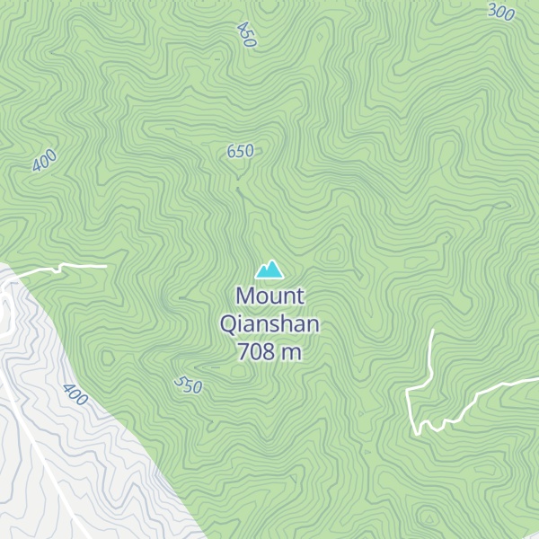 Map of Mount Qianshan