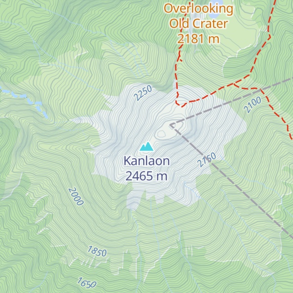 Map of Kanlaon