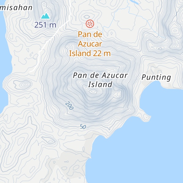 Map of Pan de Azucar