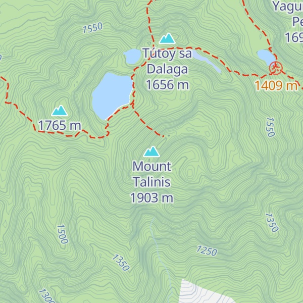 Map of Mount Talinis