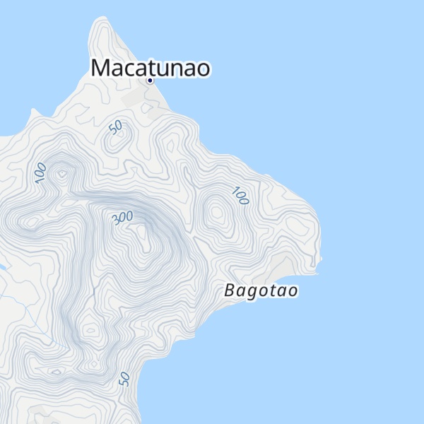 Map of Mount Macatunao