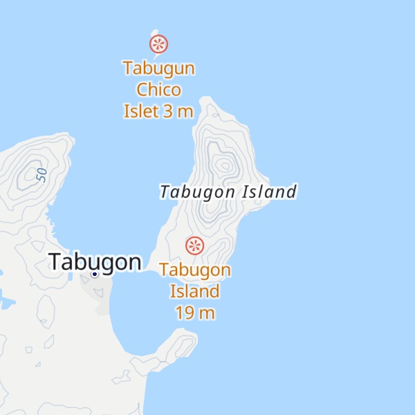 Map of Tabugon Peak