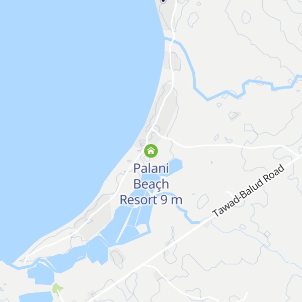 Map of Palani Beaçh Resort