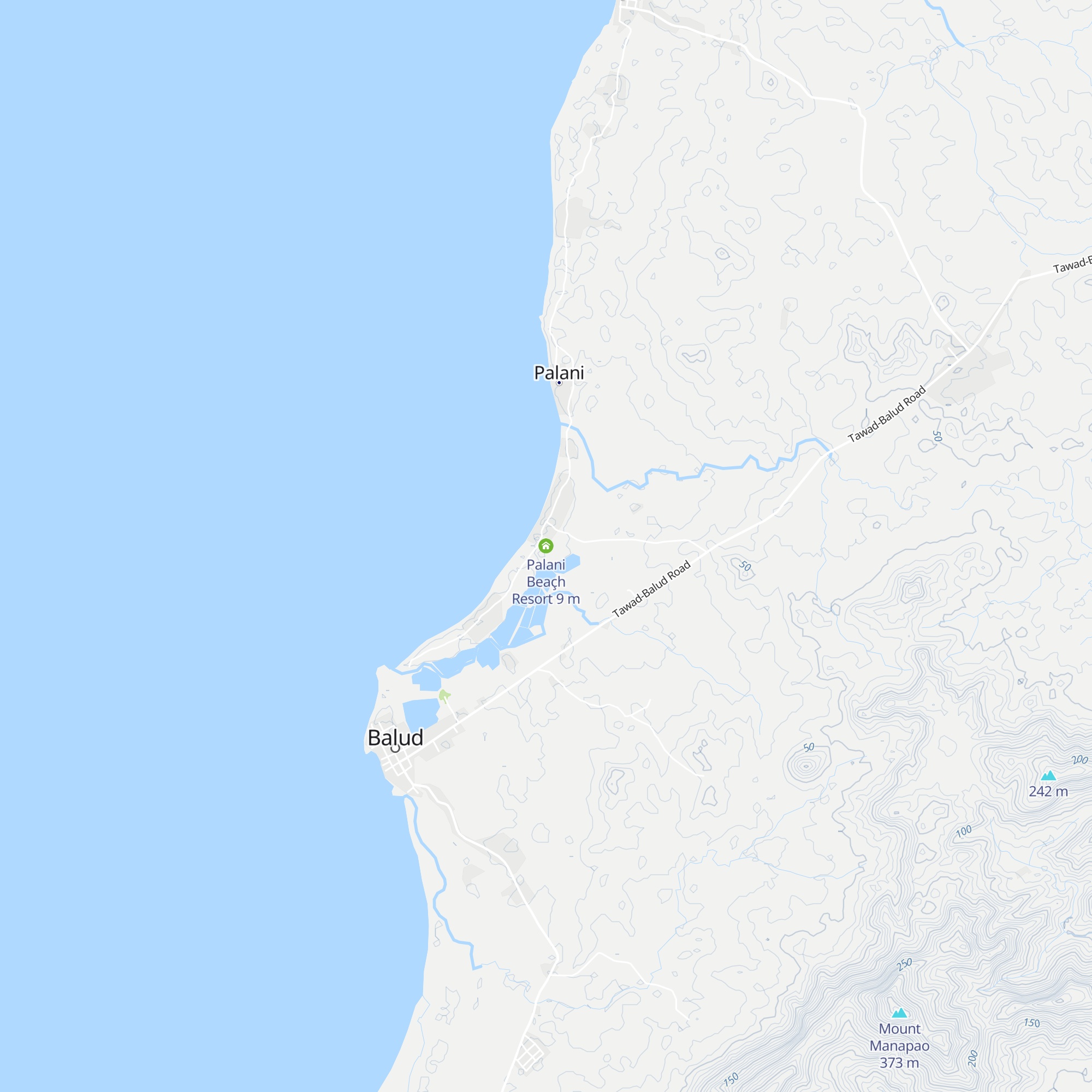 Palani Beaçh Resort map