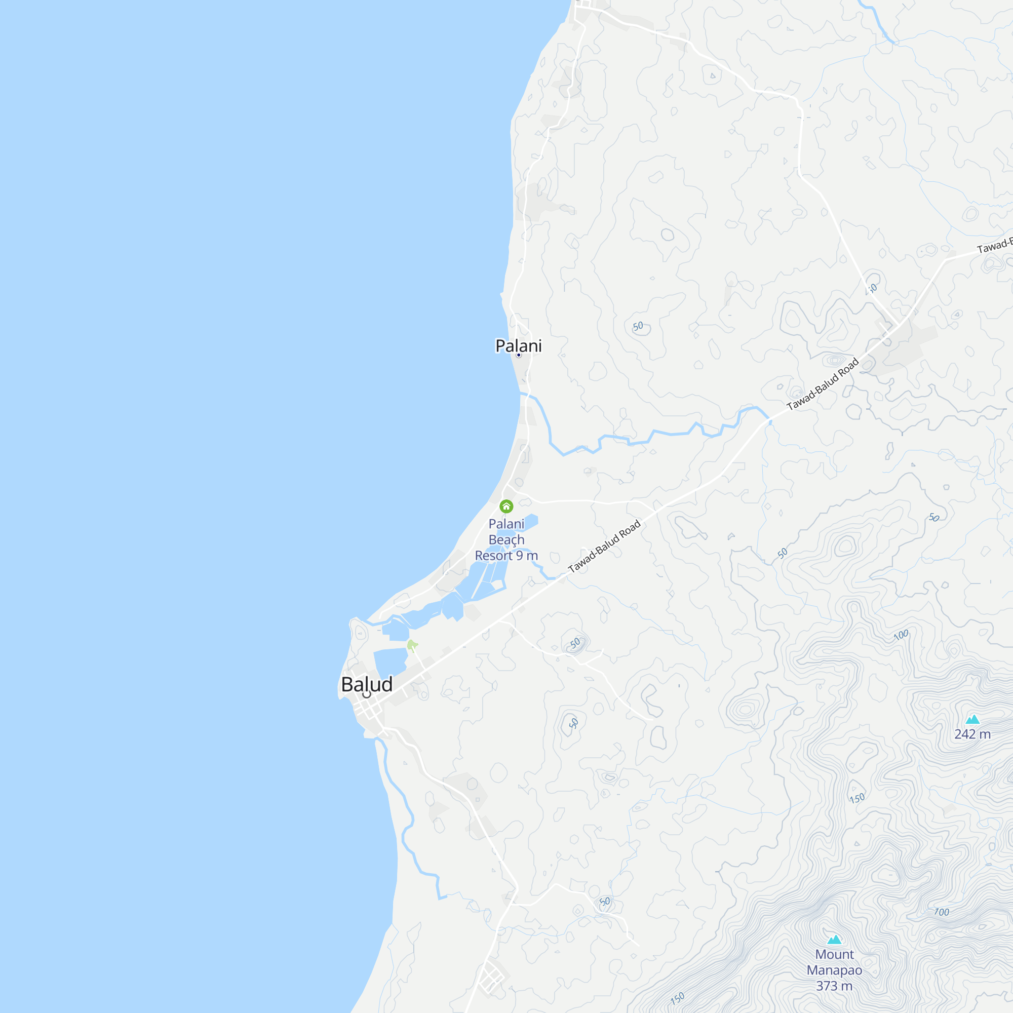 Palani Beaçh Resort map