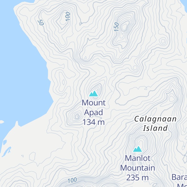 Map of Mount Apad