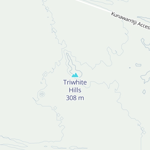 Map of Triwhite Hills