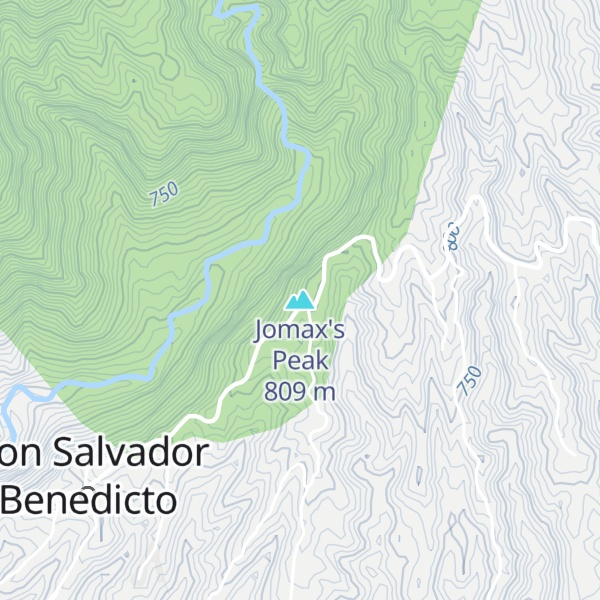 Map of Jomax's Peak