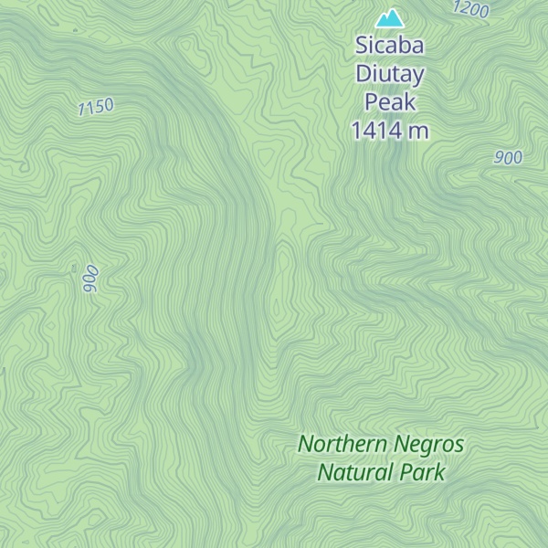 Map of Mount Silay