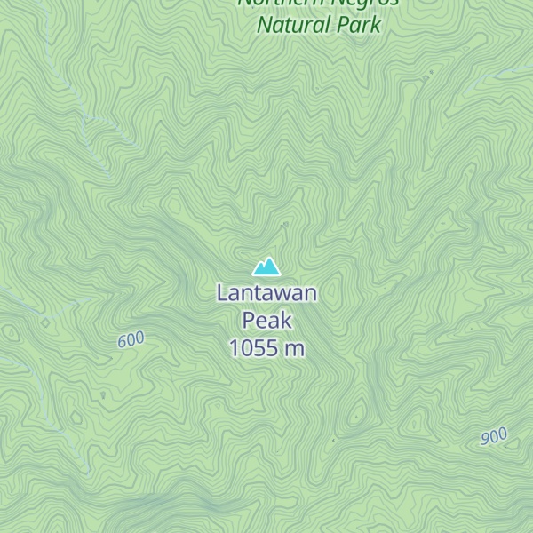 Map of Lantawan Peak
