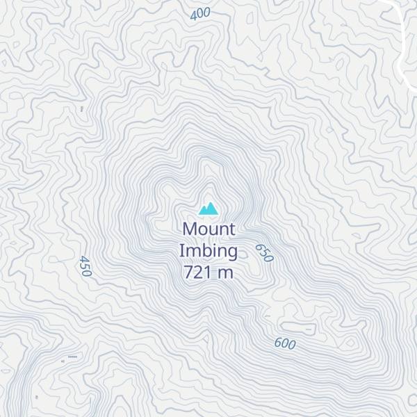 Map of Mount Imbing