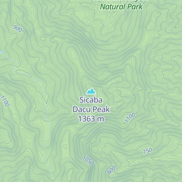 Map of Sicaba Dacu Peak