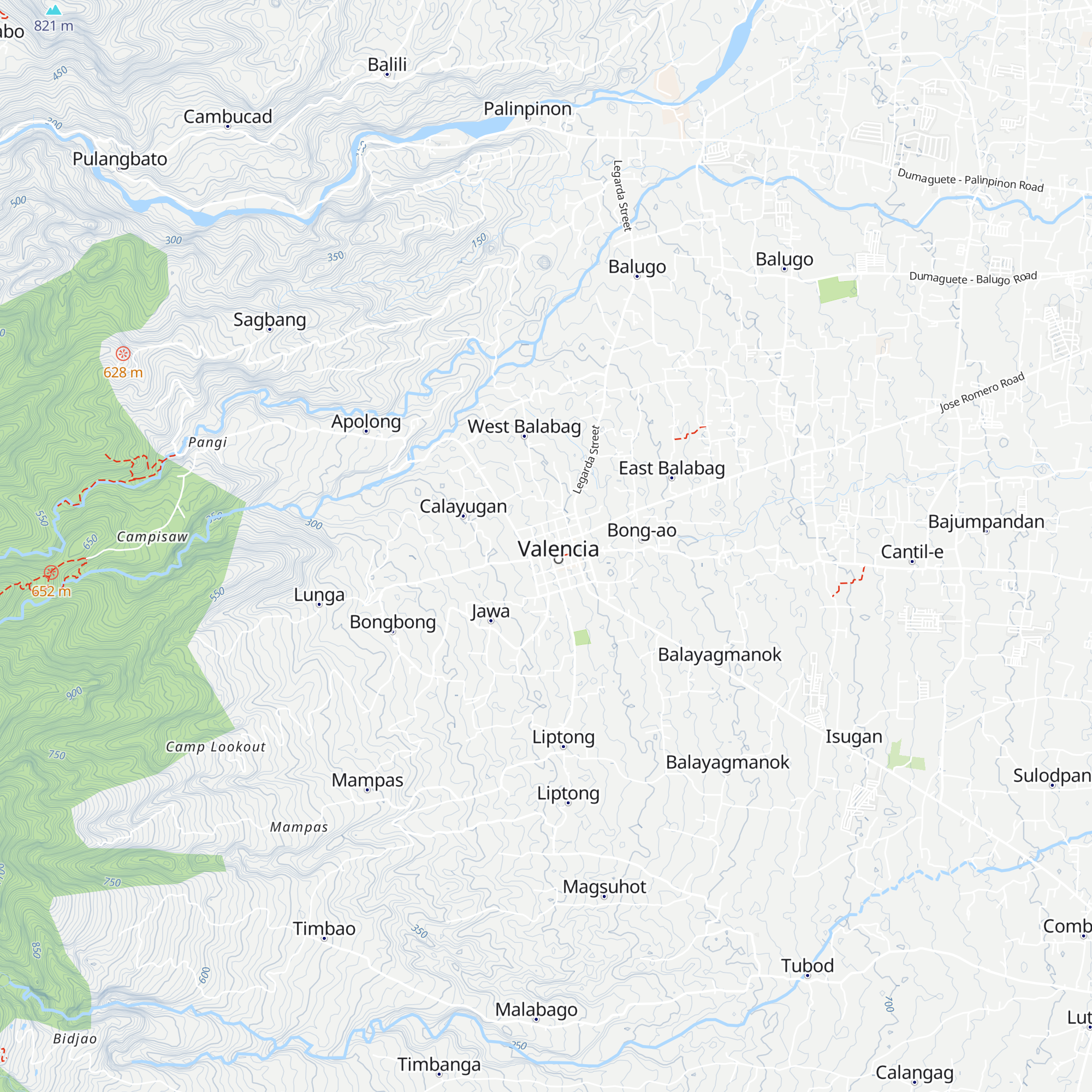 Valencia Tourism Office map