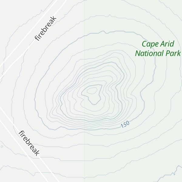 Map of Mount Baring