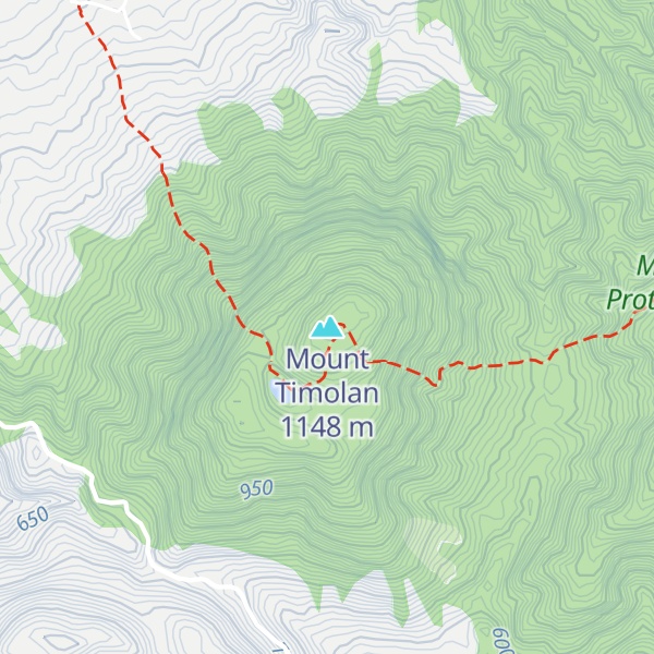 Map of Mount Timolan