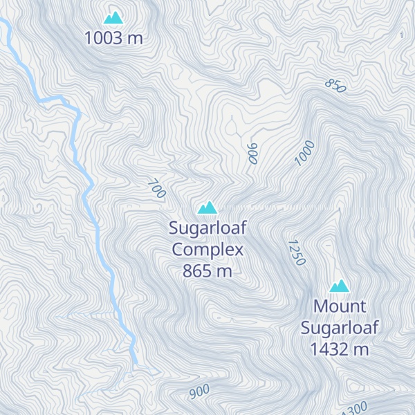Map of Sugarloaf Complex