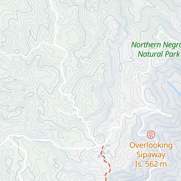 Map of Mount Malindog