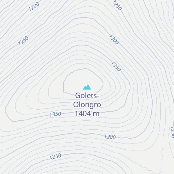 Map of Golets-Olongro