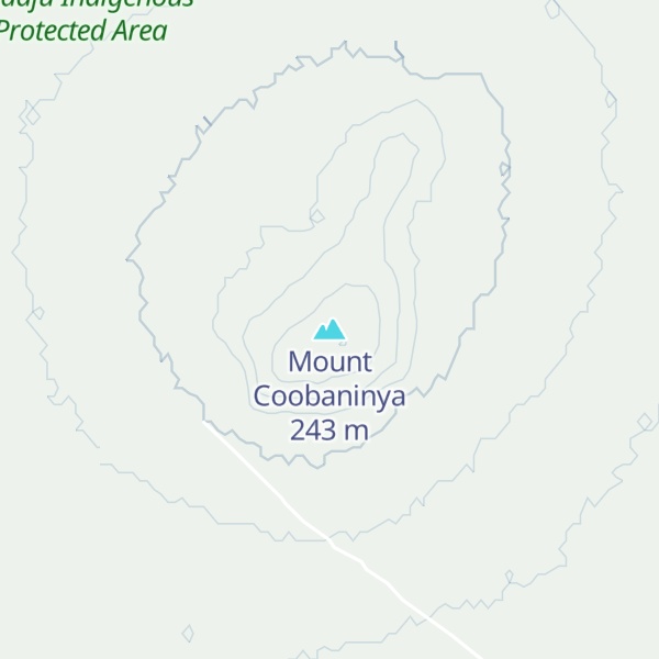 Map of Mount Coobaninya