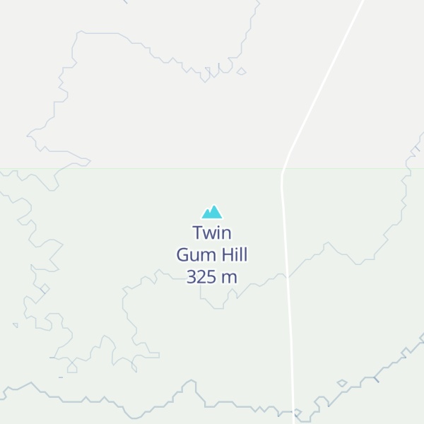 Map of Twin Gum Hill
