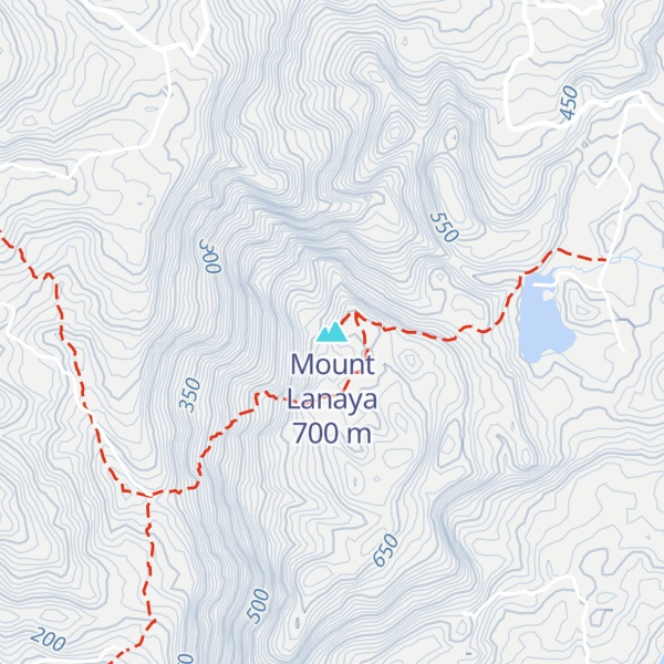 Map of Mount Lanaya